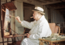 Winston Churchill painting