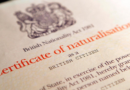 Certificata of naturalisation
