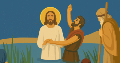 Baptism of Jesus Christ in the Jordan River