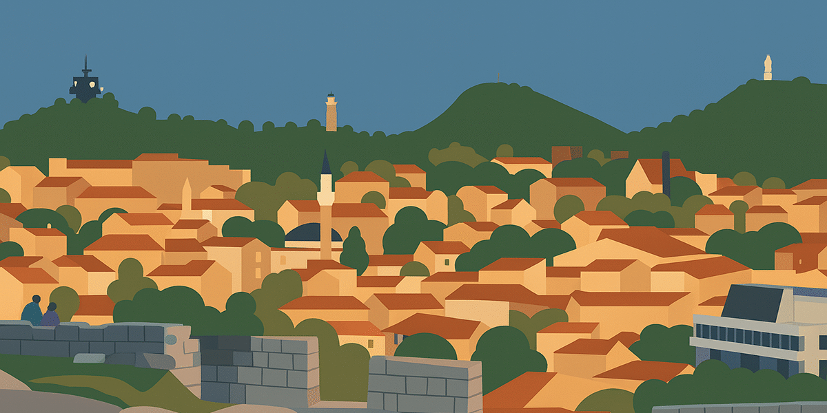 seven hills of Plovdiv