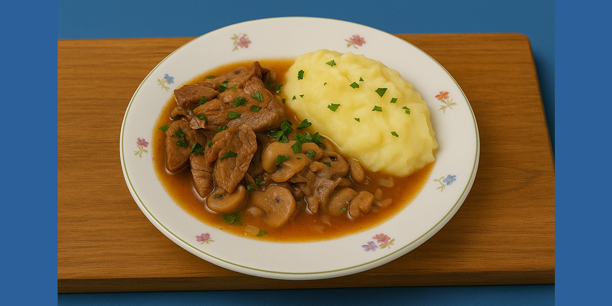 Bulgarian beef with mushroom
