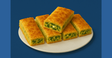 Bulgarian lean banitsa with spinach