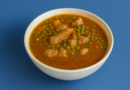 Pork stew with peas