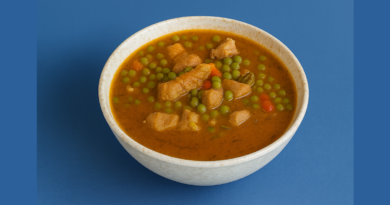 Pork stew with peas