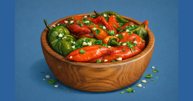 bg Roasted Pepper Salad with Garlic