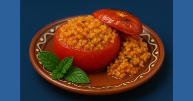 bg bulgur with tomatoes and vegetables