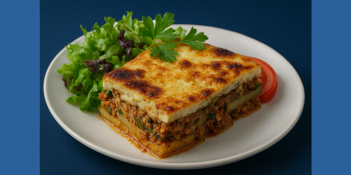 The bg lean moussaka