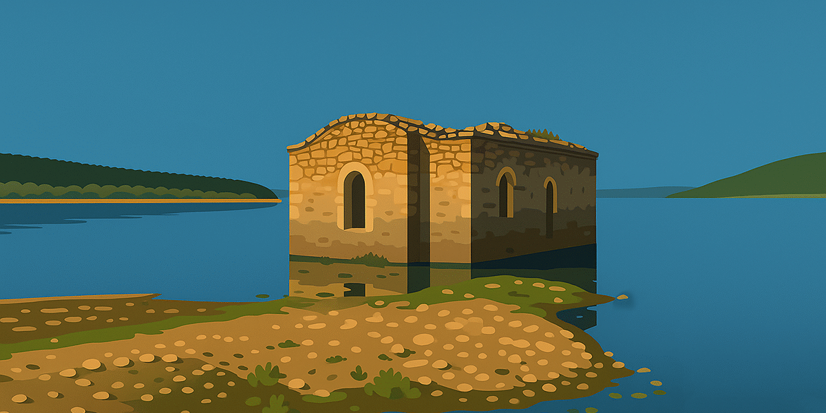 sunken church of St. Ivan Rilski