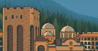 Khrelyova Tower of the Rila Monastery