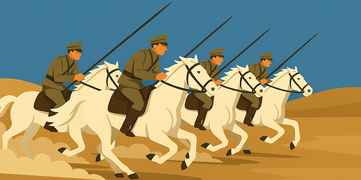 attack at Karapelit and the feat of the White Squadron