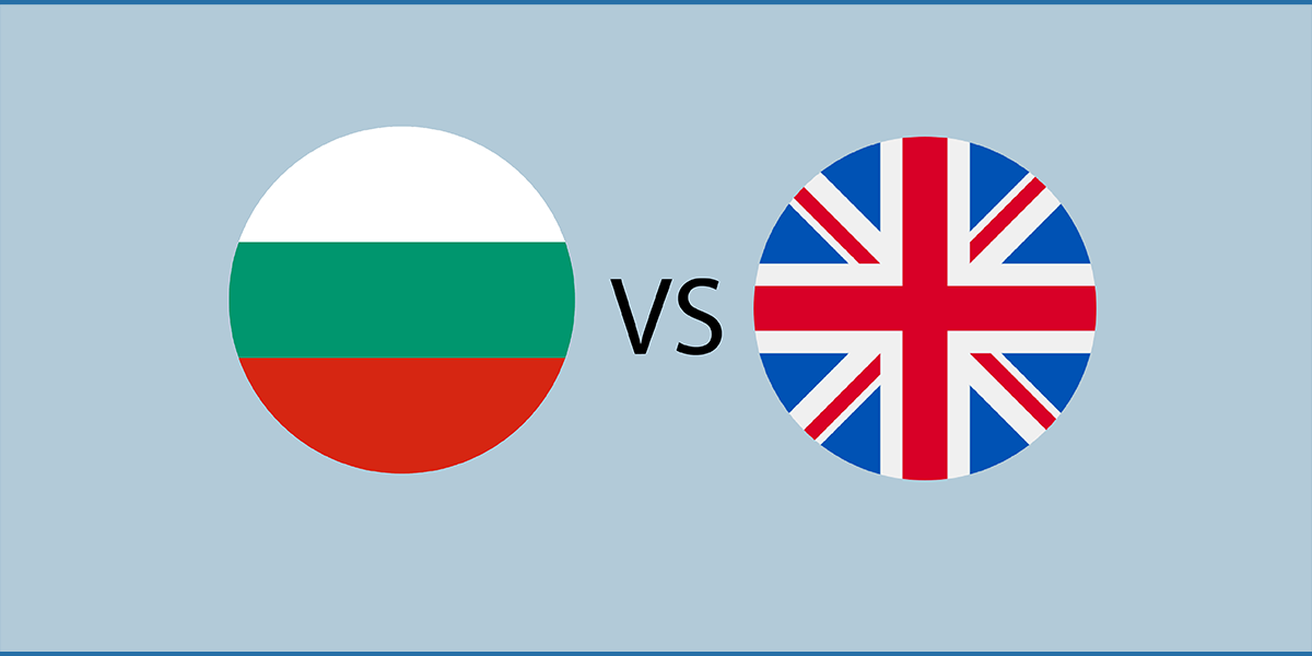 Economic comparison between Bulgaria and the United Kingdom