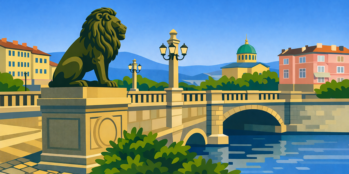 Lion bridge Sofia
